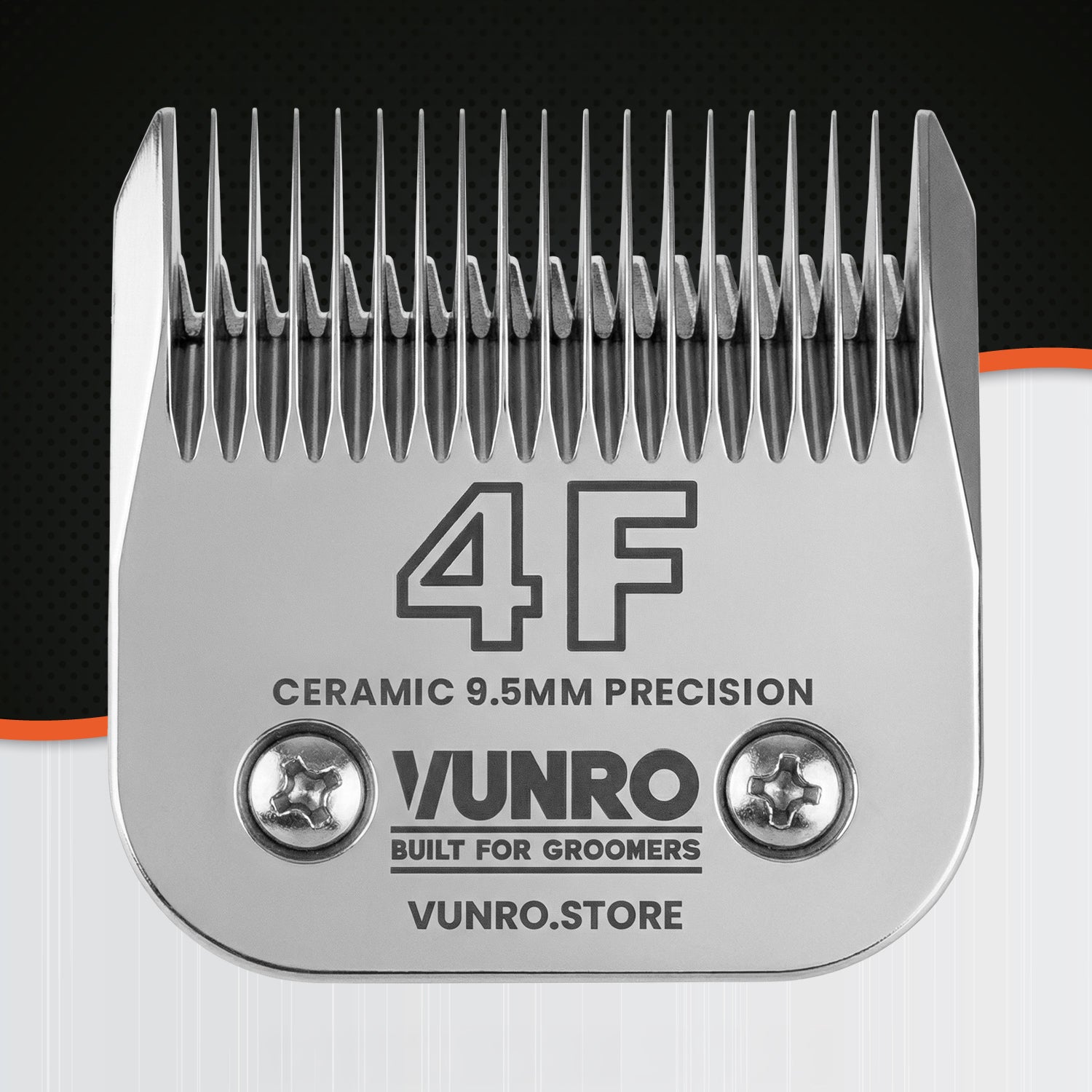 4F Ceramic Dog Clipper Blade (9.5 mm) by VUNRO