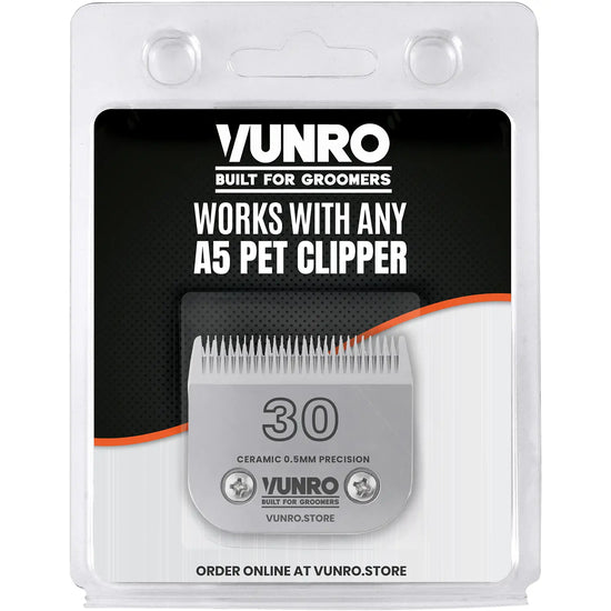 Full Set of Ceramic Clipper Blades with IvoryEdge Cutters by VUNRO