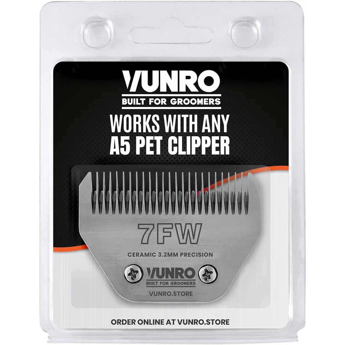 7FW Ceramic Dog Clipper Blade (3.2 mm) by VUNRO