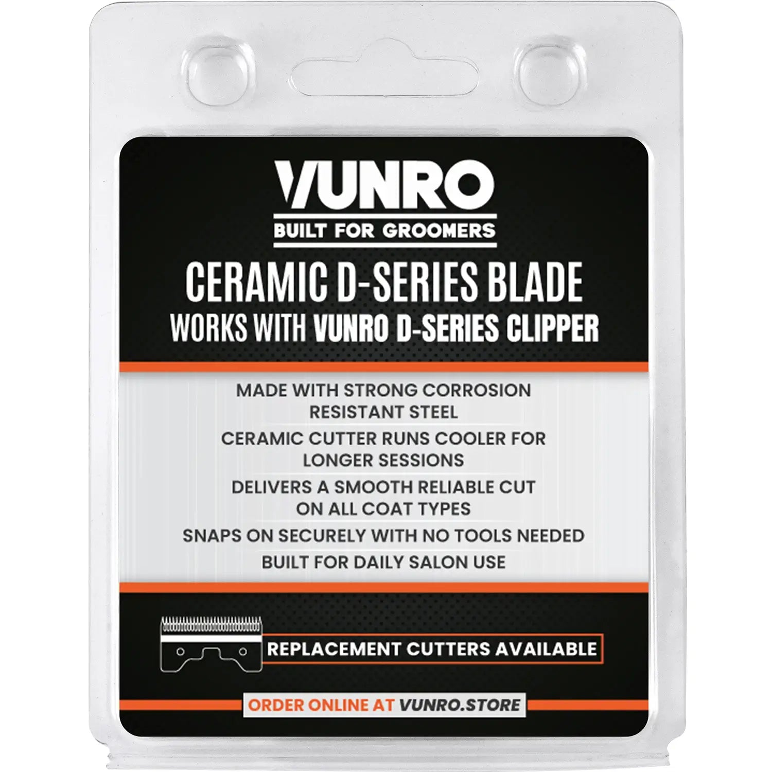 10# Ceramic D-Series Dog Clipper Blade (1.5 mm) by VUNRO